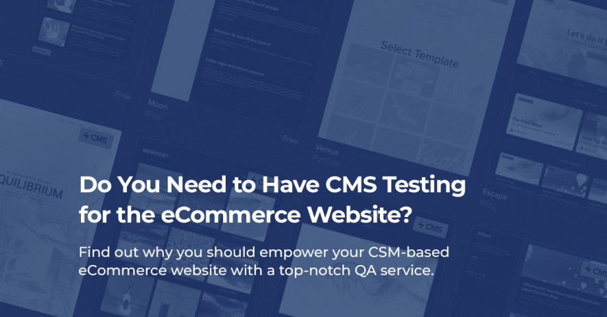 Do You Need to Have CMS Testing for the eCommerce Website?