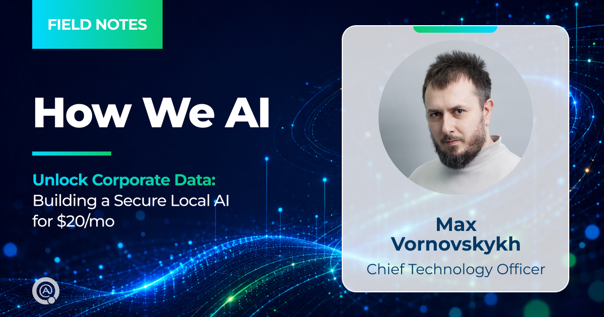 Unlock Corporate Data: Building a Secure Local AI for $20/mo