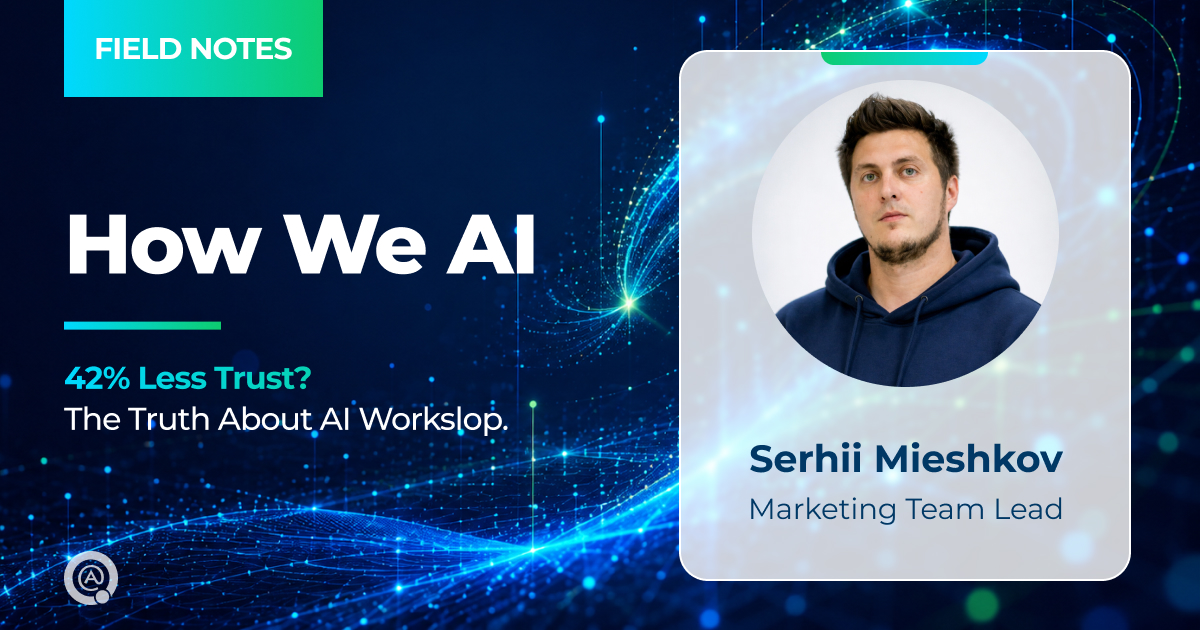 42% Less Trust? The Truth About AI Workslop